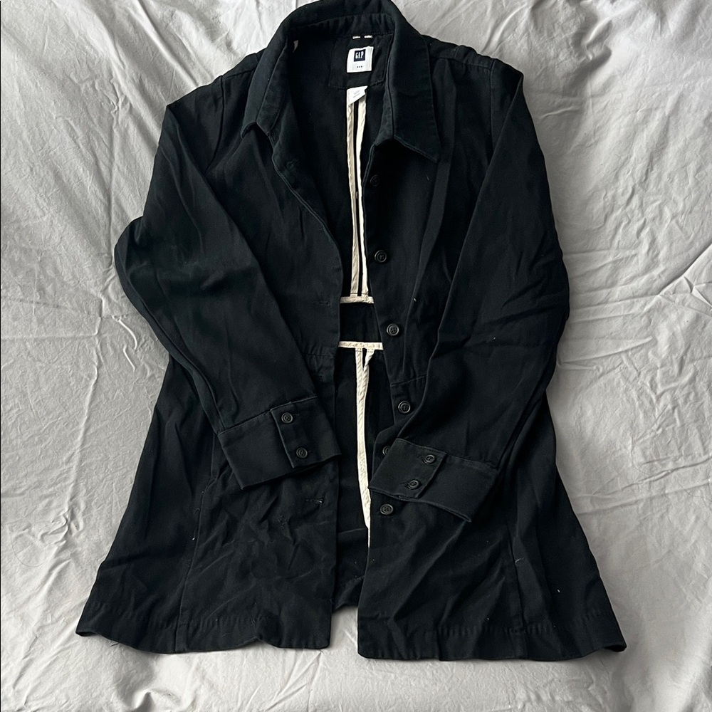 GAP Black Women's Trench Coat